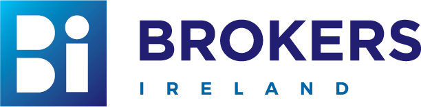 BI Brokers Ireland company logo in blue shades