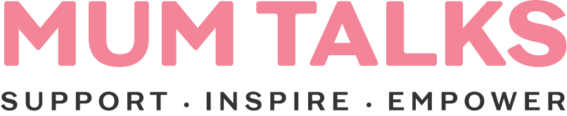 Mum Talks logo with support inspire empower text