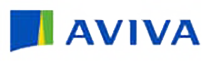 Aviva logo with blue and green colors.